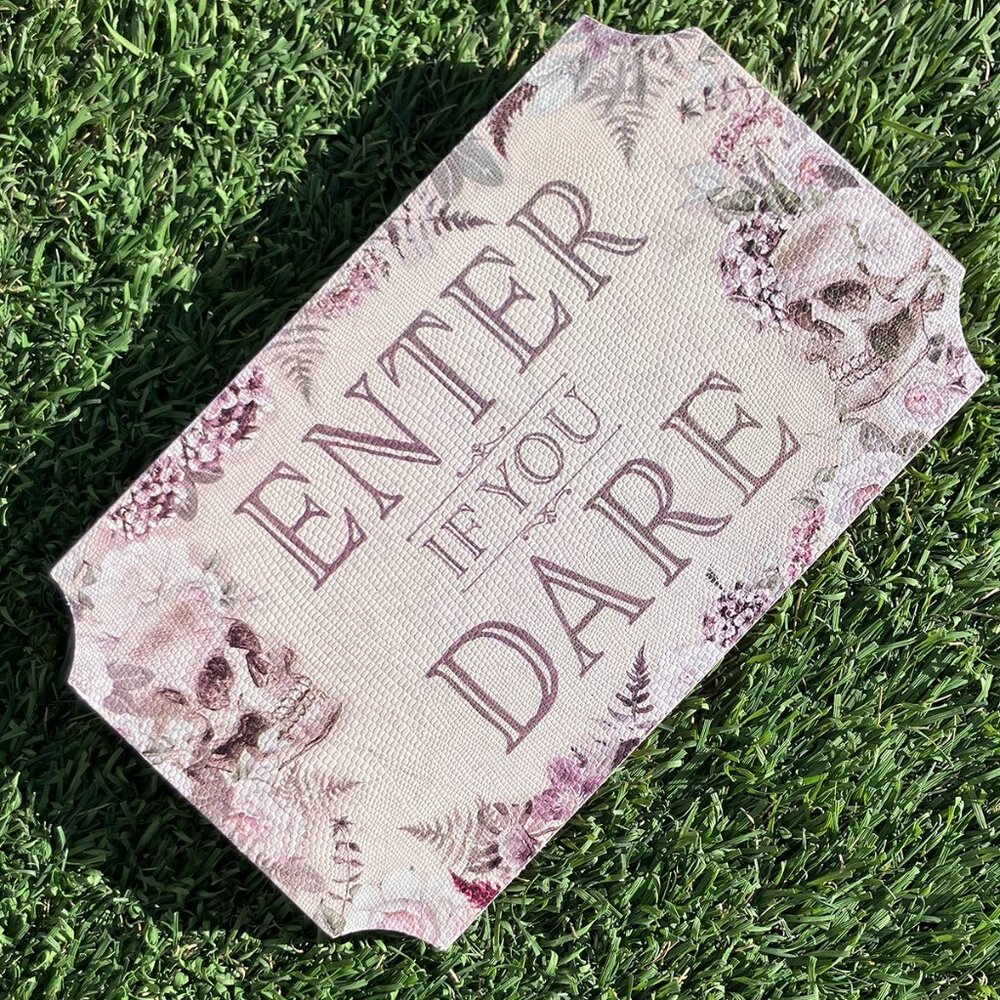 Ashland Haunted Forest Halloween "Enter if you Dare" Plaque